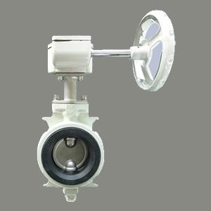 Small size anti-condensation worm-gear butterfly valve 